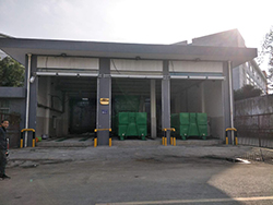 福州倉（cāng）山垃圾中轉站-分體（tǐ）大（dà）翻鬥設備