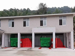 龍岩江山（shān）垃圾中轉站-分體側翻設備