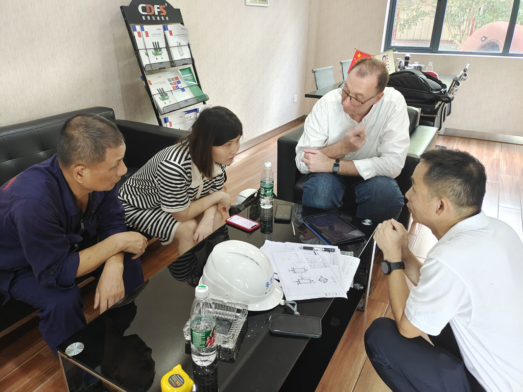 澳大利亞客戶來中國過濾器廠（chǎng）家深度探訪