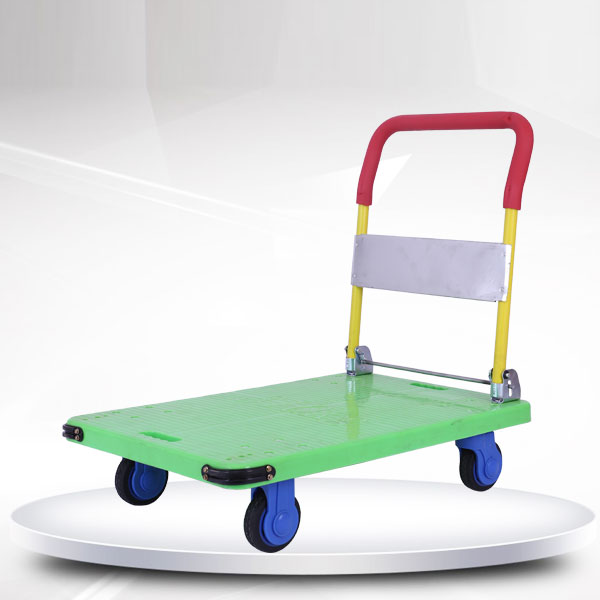 綠色單層平（píng）板（bǎn）車