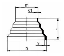 PVDF 對（duì）焊管件 同心變徑/短口